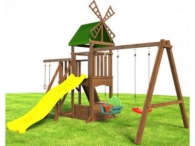 Детская игровая площадка Мулен с домиком